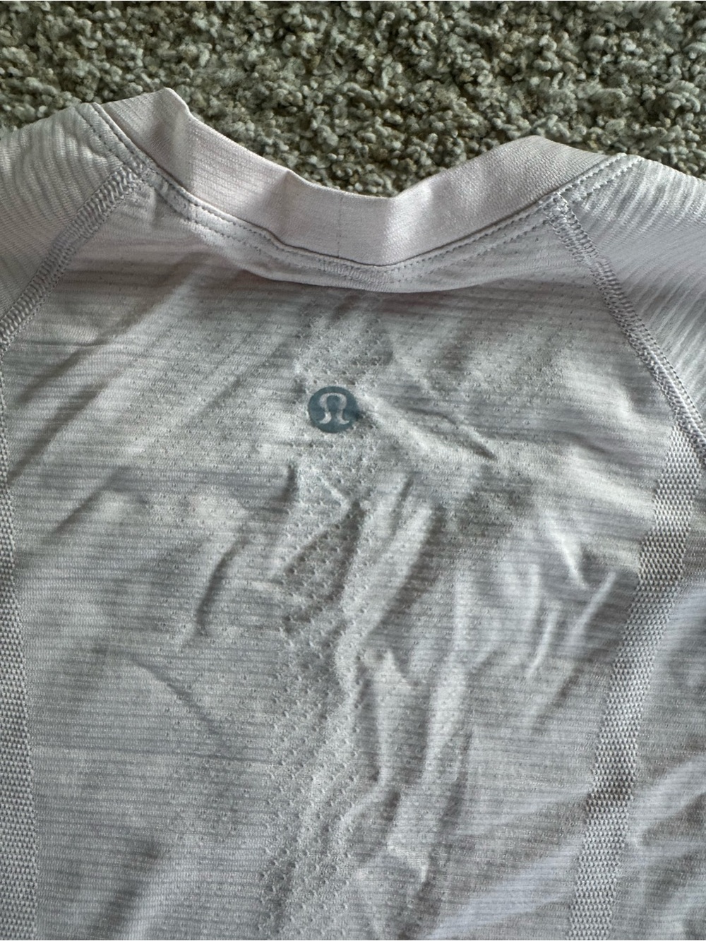 lululemon athletica Light Pink Short Sleeve Crew Top - Picture 2 of 2